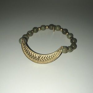Marlyn Schiff Half Moon Beaded Bracelet